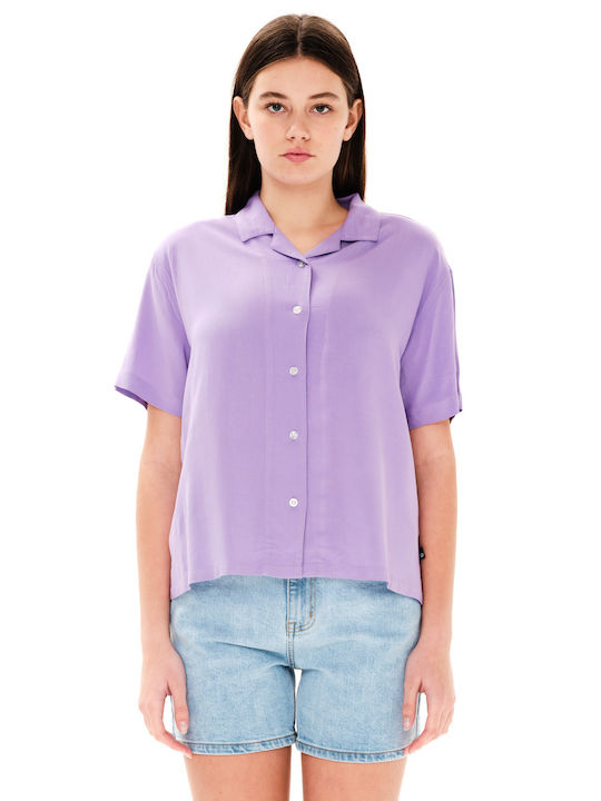 Emerson Women's Short Sleeve Shirt Purple