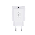 Rixus Charger Without Cable with USB-C Port 20W Power Delivery Whites (RX2021)