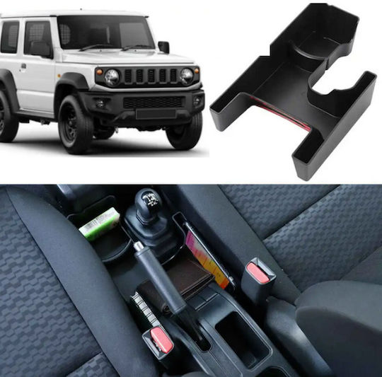 Carro Car Cup Holder with Mobile Mount 1 Position for Console Suzuki Jimny 2018 - 2023 in Black Color