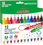 Alpino Set Markers 12pcs