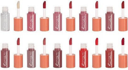 Set de 10 rujuri lichide, Ranee, Pearl Chandeliers Lipgloss, Multicolor