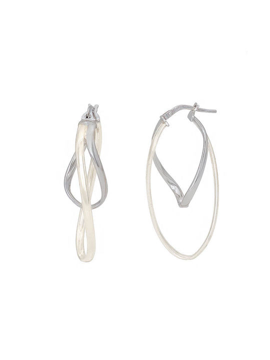 Krini Earrings Hoops made of Silver