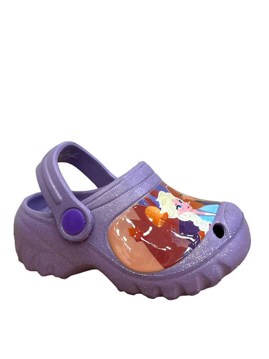 Adam's Shoes Παιδικά Σαμπό Θαλάσσης Μωβ