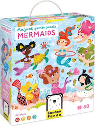 Kids Puzzle Mermaids 60pcs Banana Panda