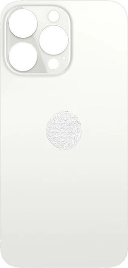 Batterieabdeckung Weiß für iPhone 13 Pro Max.
