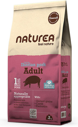 Naturea Naturals 2kg Ξηρά Τροφή χωρίς Γλουτένη για Ενήλικους Σκύλους με Χοιρινό Magnum Iberian Pork