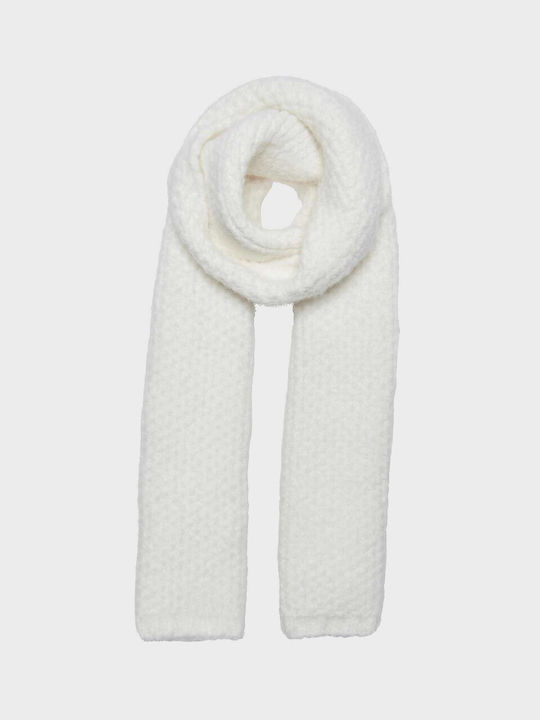 Only Women's Scarf Onlmarie Life Structure-15299014 White