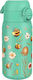 Ion8 Kids Water Bottle Thermos Stainless Steel with Straw Non Spill Green 320ml