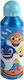 ToyMarkt Kinderflasche Baby Hai Aluminium mit Strohhalm 500ml