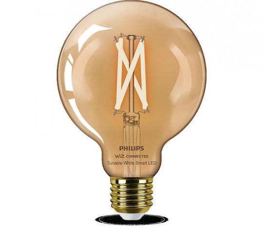 Philips Smart Λάμπα LED 7W για Ντουί E27 και Σχήμα G95 Θερμό Λευκό 640lm