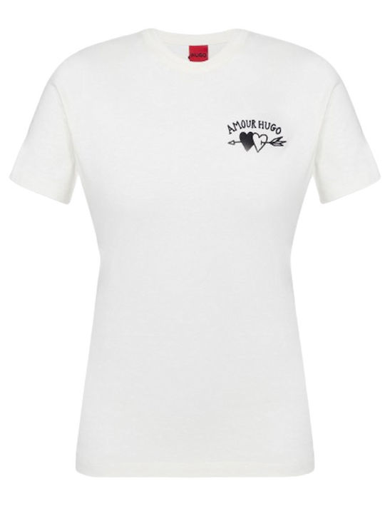 Hugo Boss Damen T-Shirt Ecru