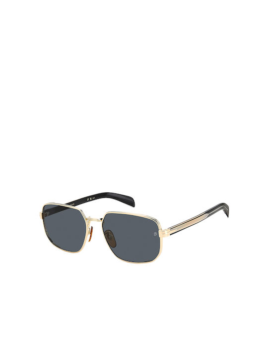 David Beckham Men's Sunglasses with Gold Metal ...