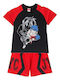 Joyce Kids Set with Shorts Summer 2pcs Black