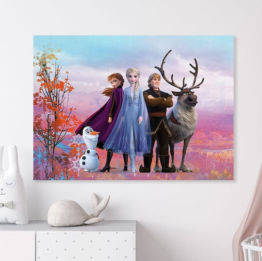 Kids Canvas Wall Painting Frozen 80x120cm