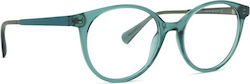 Max & Co Plastic Eyeglass Frame Green MO5106 096