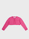 Kinderstrickjacke Gestrickt fuchsia