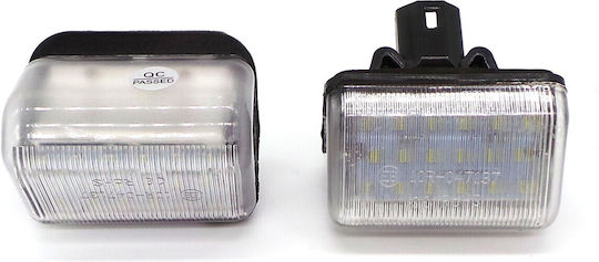 Kennzeichenbeleuchtungen LED 12V für Mazda CX-5 / CX-7 2Stück
