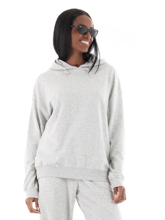 Only Women's Hooded Sweatshirt Gray