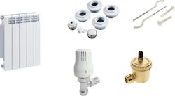 Radiatori 2000 RDR2000HEL500-14-ACC Σώμα Καλοριφέρ Αλουμινίου 1456.84kcal/h
