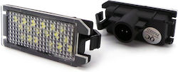 Φώτα Πινακίδας Led 12V για Fiat 500 Dodge Viper Jeep Grand Cherokee / Compass / Patriot 2τμχ Φώτα Πινακίδας Led 12V για Fiat 500 Dodge Viper Jeep Grand Cherokee / Compass / Patriot 2τμχ