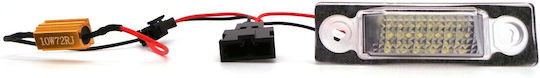 Kennzeichenbeleuchtungen LED 12V für Ford Galaxie Seat Alhambra Volkswagen Sharan 2Stück