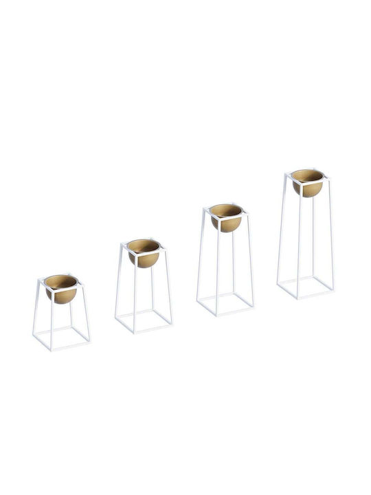 Aberto Design Pot White Set 4pcs