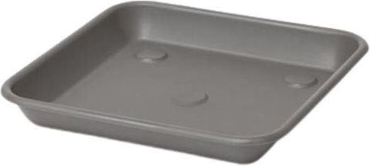 Plastecnic Teller Topf Kunststoff Gray 25x25cm 007.5612541