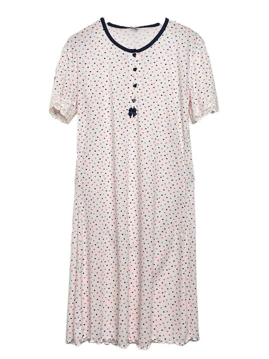 Cootaiya Summer Women's Nightdress Rose