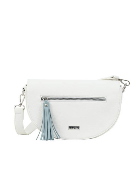 Doca Damen Tasche Crossbody Weiß