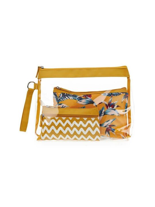 Verde Toiletry Bag in Yellow color