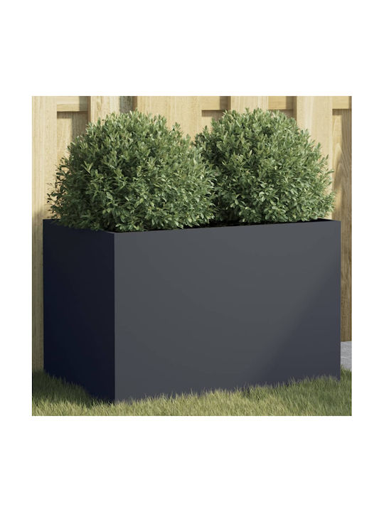 vidaXL Planter Box 62x40cm Charcoal 841597