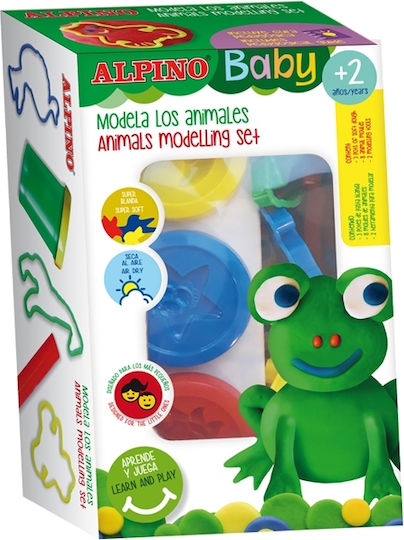 Alpino 3 Πλαστοζυμαράκια Πλαστελίνης Baby για 3+ Ετών