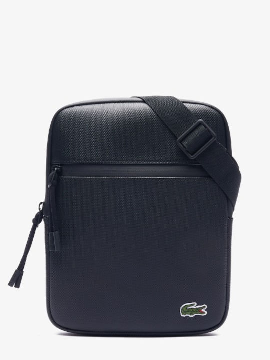 Lacoste Flat Herrentasche Schulter Crossbody Schwarz NH3308LV