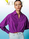 Twinset Women's Long Sleeve Shirt Purple