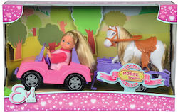 Simba Evi doll Car Trailer with Horse