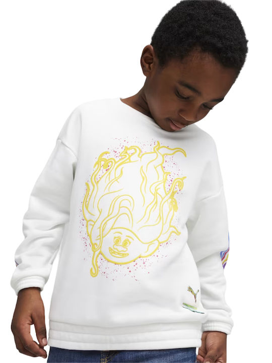 Kinder-Sweatshirt Weiß X TROLLS