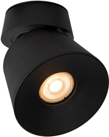 Lucide Lightning Single Spot with Socket GU10 in Black Color