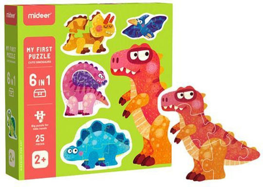 Mideer Παζλ My First Puzzle Series 6 Σε 1 "dinosaur"