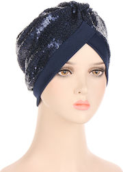 Love Turban Hair Headbands Blue 1pcs