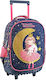 Must Girl Moon School Bag Trolley Elementary, Elementary in Blue color 30lt