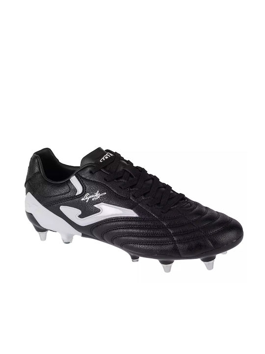 Joma Aguila Cup SG Niedrig Fußballschuhe mit Stollen Schwarz