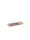 Zeller Επιτοίχια Ραφιέρα Μπάνιου Bamboo 105x22x4cm Καφέ
