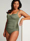 Costum de baie întreg Verde