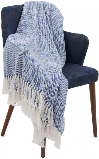Heinner Armchair Throw P160xW200cm Blue Heinner Armchair Throw P160xW200cm Blue