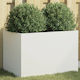 vidaXL Blumentopfständer Weiß 62cmx40cmx39cmcm.