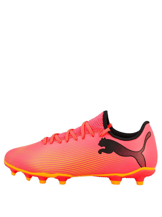 Puma Future 7 Play FG/AG Χαμηλά Ποδοσφαιρικά Παπούτσια με Τάπες Μαύρα