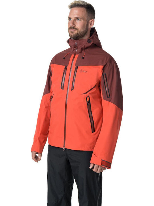 Hastar-m Herren Jacken Wasserdicht Rote Winter Jacke