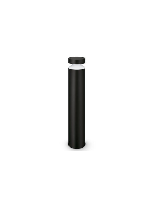 Philips Laven Outdoor Floor Lamp Small Post LED 6W with Warm White Light IP44 Black
