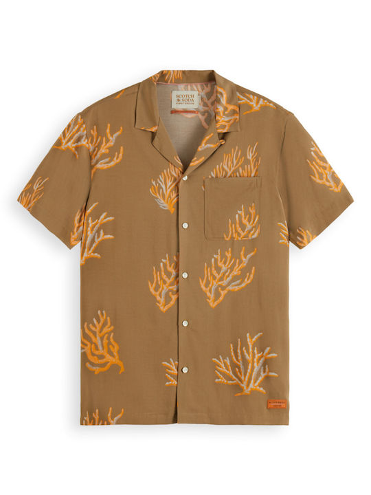 Scotch & Soda Κοντομάνικο Πουκάμισο σε Κανονική...