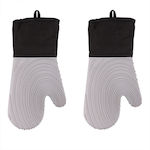 Thermo Pro Kitchen Gloves Set Silicone Gray 2pcs